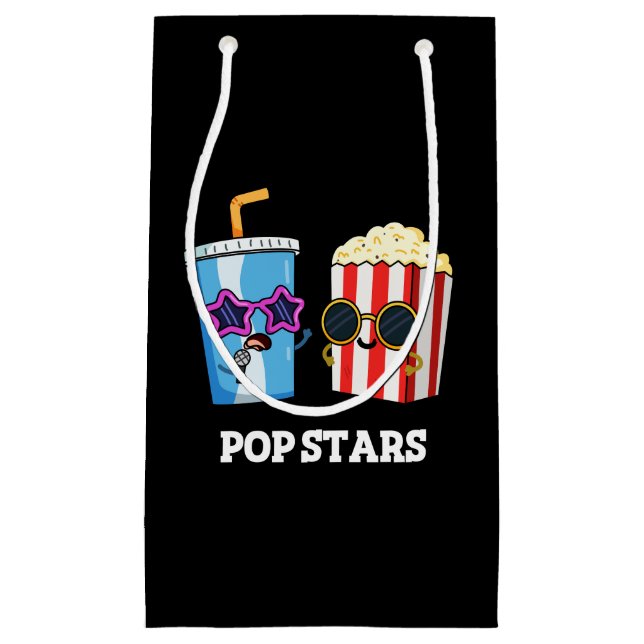 Pop Stars Funny Snack Pub Dark BG Kleine Geschenktüte (Vorderseite)
