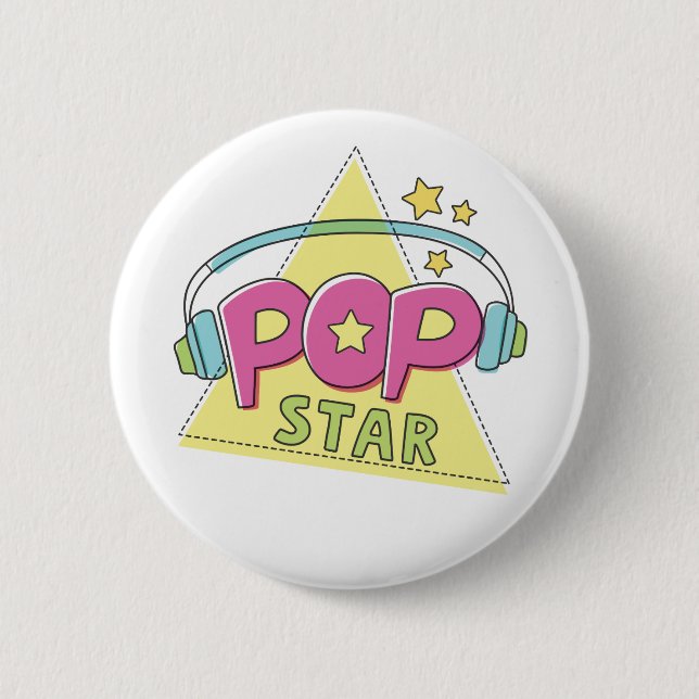Pop-Stern Button (Vorderseite)