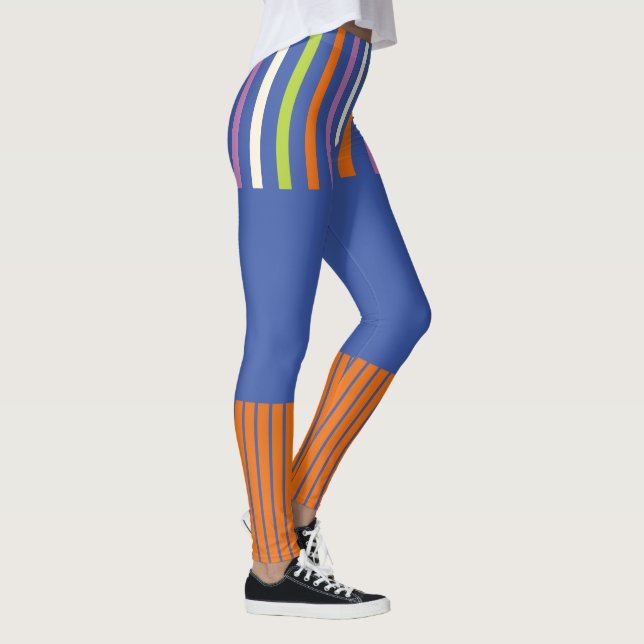 Pop-Streifen modern gestreift Leggings (Rechts)