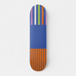 Pop-Streifen modern gestreift Skateboard