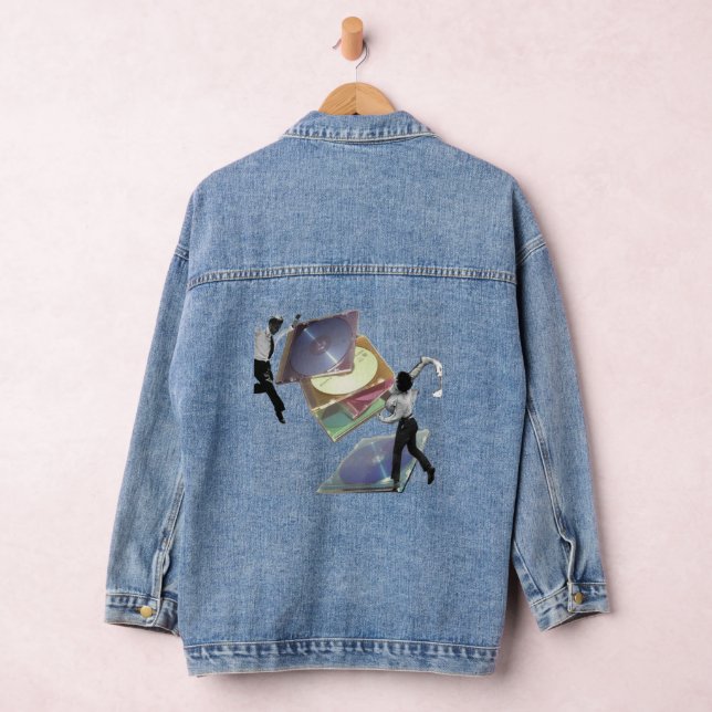 pop surrealism collage jeansjacke (Hangar)