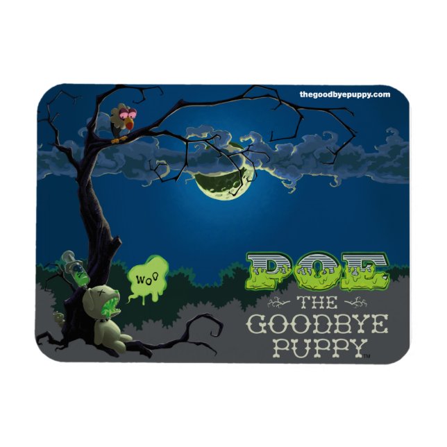 Pop the Goodbye Puppy Magnet (Horizontal)