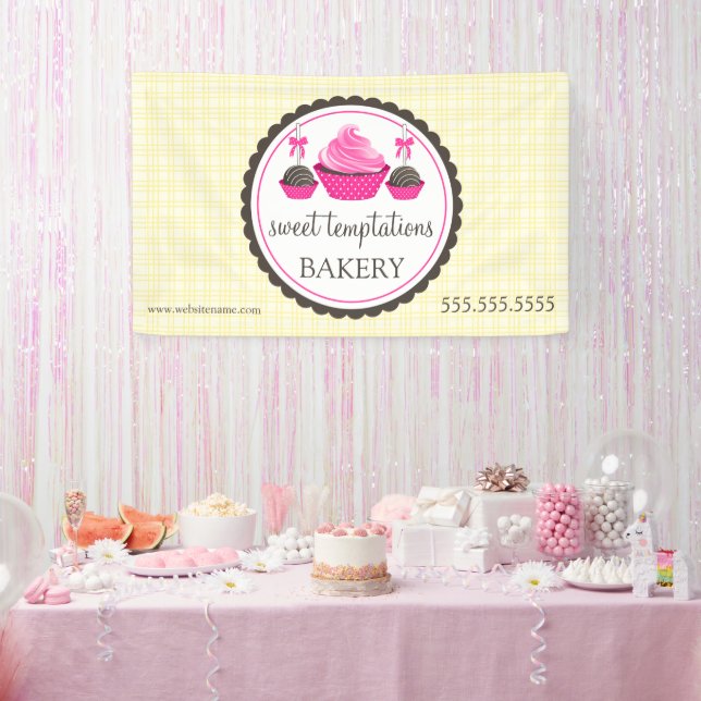 Pop und Kuchen Banner (Party)