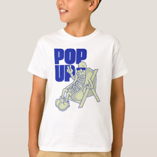 Pop-Up-Hotdog-Cartoon-Retro-Art T-Shirt