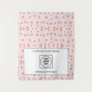 Pop-Up-Shop-Logo-Wildflower-Branding-Display Wandteppich