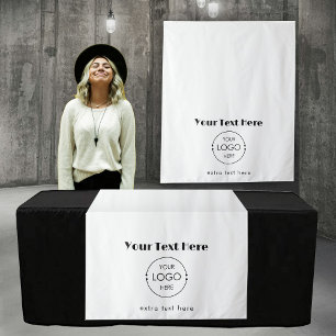Pop-Up-Shop-Tabelle Runner-Banner-Logo-Retro-Text Wandteppich