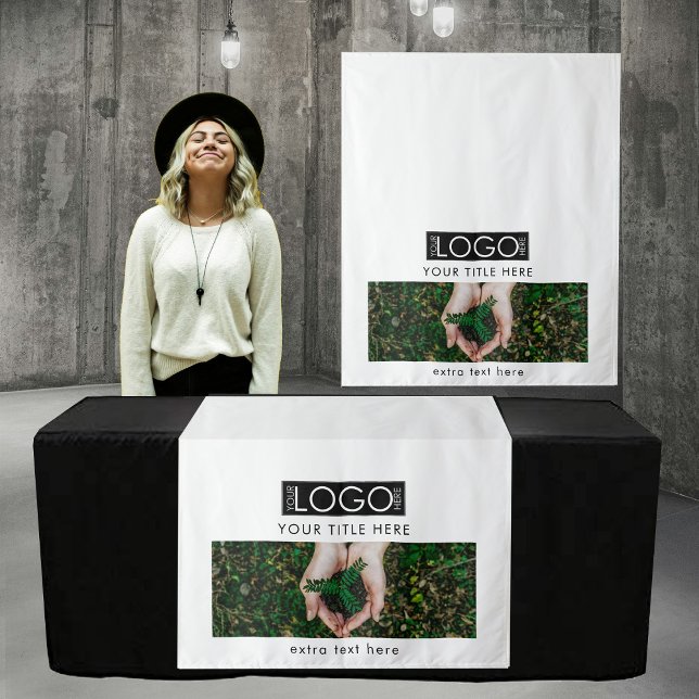 Pop Up Shop Table Runner Banner Foto Logo Wandteppich (Pop Up Shop Table Runner Banner Photo Logo Tapestry)
