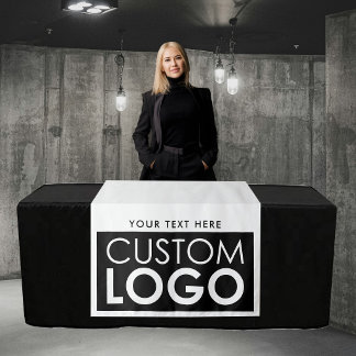 Pop-Up-Shop-Tischläufer-Banner großes Logo und Tex Wandteppich