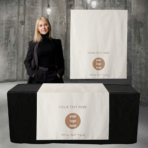 Pop-Up-Shop-Tischläufer-Banner-Logo Elfenbeinbraun Wandteppich