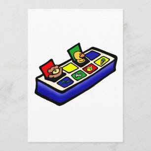 Pop-up-Spielzeug Einladung