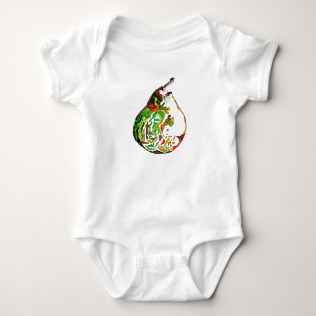 Pop von Birnen Baby Strampler (Vorderseite)