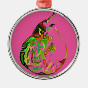 Pop von Birnen Silbernes Ornament