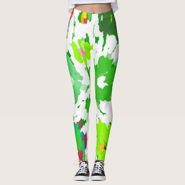 Pop Watercolor Leggings (Vorderseite)
