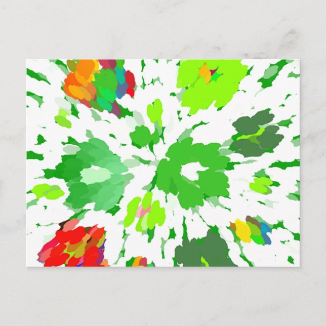 Pop Watercolor Postkarte (Vorderseite)