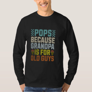 Pop, weil Opa ist für alte Typ Basketball Fan T-Shirt