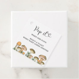 Pop, wenn sie Pop - Pilze - Geschenkanhänger