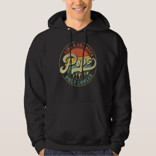 Pop wie ein Großvater nur Cooler Vintager Retro-Po Hoodie