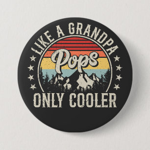Pop wie Opa nur Cooler Retro-Round-Button Button