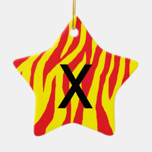 Pop Zebra Keramik Ornament
