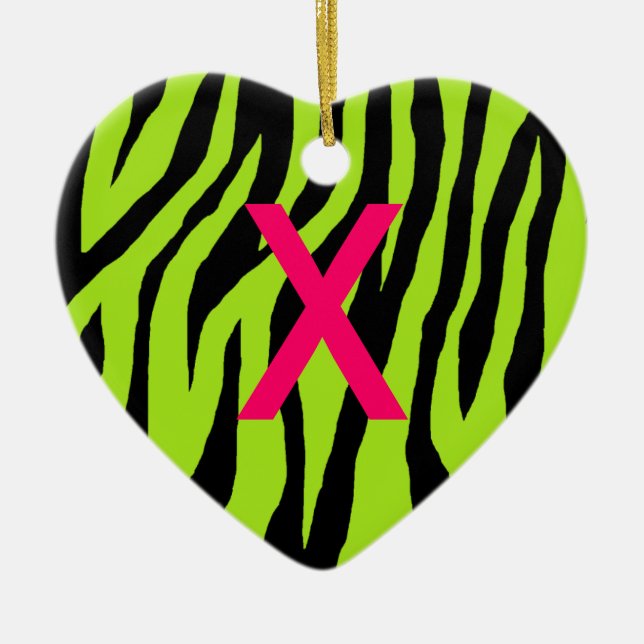 Pop Zebra Keramikornament (Vorne)