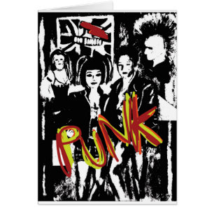 Popart alternative Musikmode-Frisuren