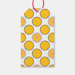PopArt Citrus Geschenkanhänger