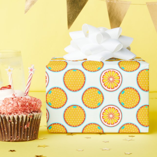 PopArt Citrus Geschenkpapier (Geburtstagsparty)