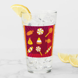 PopArt Halloween Candy Glas
