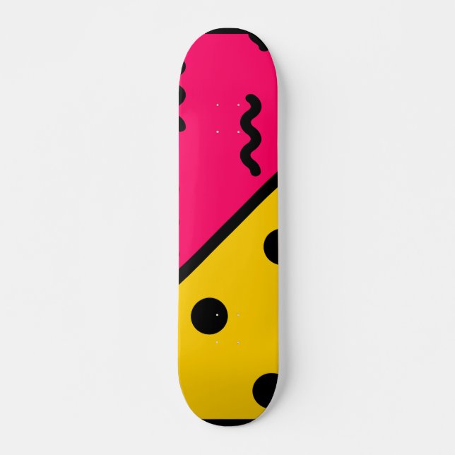 PopArt-Muster Skateboard (Vorne)