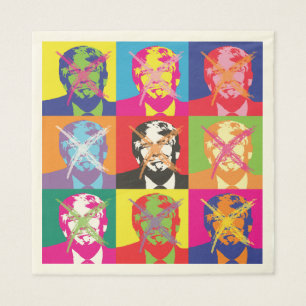 Popart Trump Impeachment Party Serviette