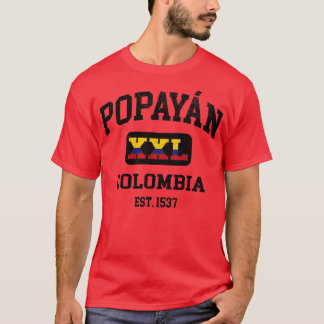 Popayan Colombia XXL Athletic Design T-Shirt