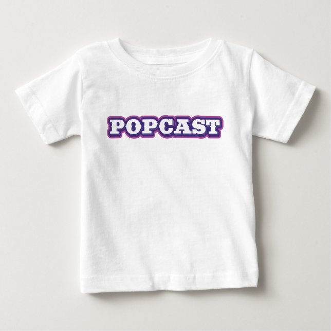 POPCAST-Baby-T - Shirt (Vorderseite)