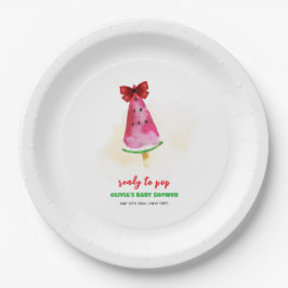 Popcicis ready to Pop Ice Cream Baby Shower Pappteller