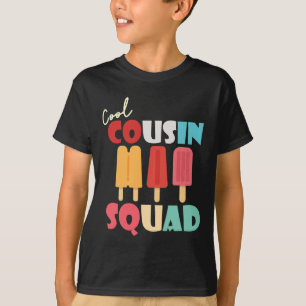 Popcles Cool Cousin Squad Matching Summer Family T-Shirt
