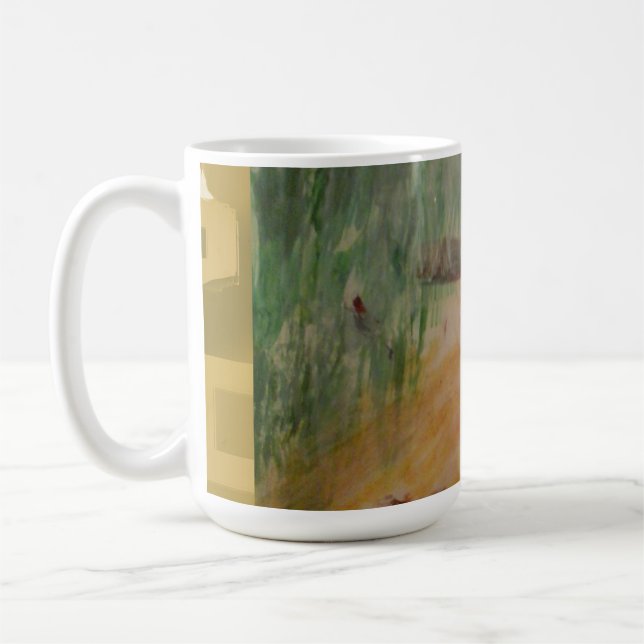 Popcorn Anime Abstrakt Kaffeetasse (Links)