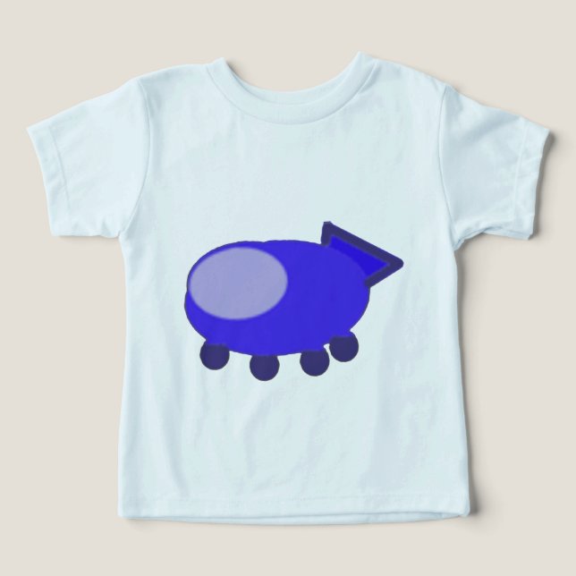 Popcorn Anime Blaues Raumschiff Cartoon (Design Vorderseite)
