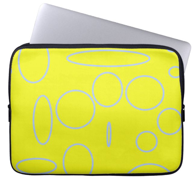 Popcorn Anime Loops Geometric Laptopschutzhülle (Vorderseite)