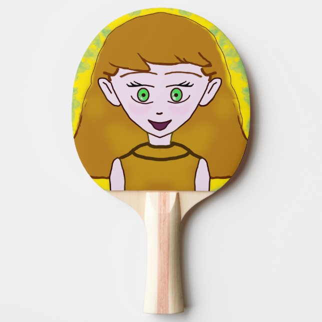 Popcorn Anime Merry's Ping Pong Paddle Tischtennis Schläger (Vorderseite)