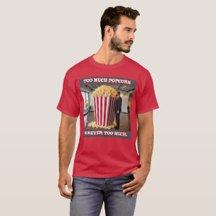Popcorn Anyone Männer Kardinal Roter T - Shirt