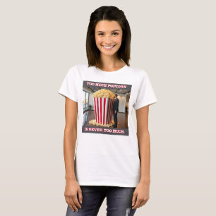 Popcorn Anyone women white T - Shirt
