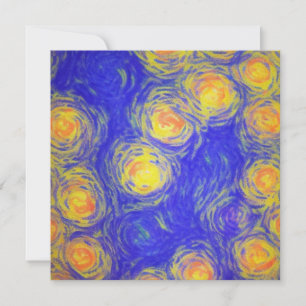 Popcorn Art Einladung