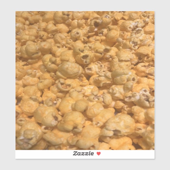 Popcorn Aufkleber (Blatt)