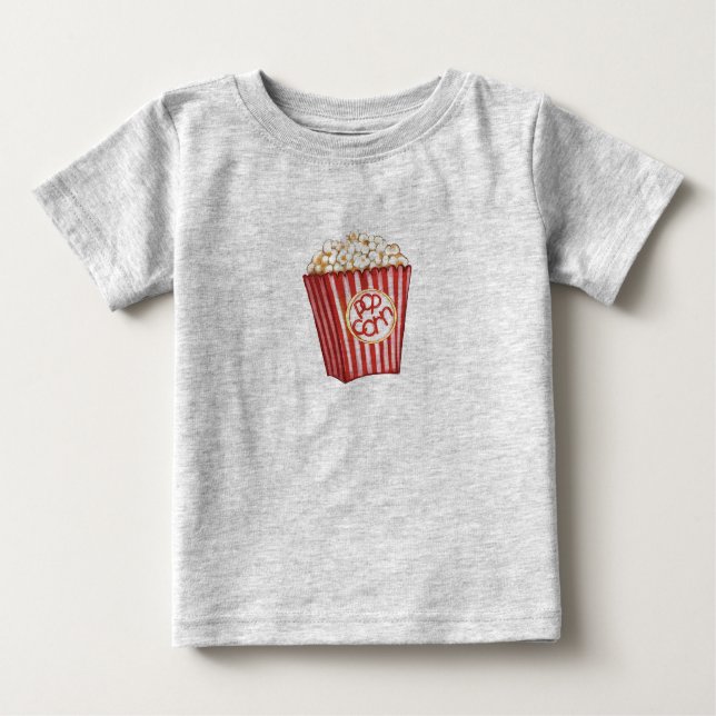 Popcorn! Baby T-shirt (Vorderseite)