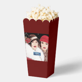 Popcorn Box 1 Burg (Winter Red 2) RFPMDesign ©️ 20 Geschenkschachtel