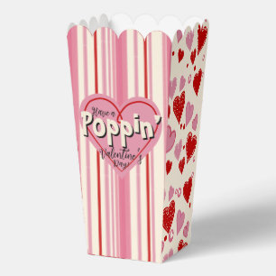 Popcorn-Box für den Valentinstag Geschenkschachtel