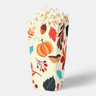 Popcorn-Box für Herbst-Muster Geschenkschachtel