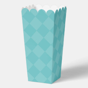 Popcorn-Box mit grünem karierten Gastgeschenken Geschenkschachtel