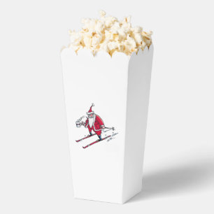 Popcorn-Boxen für Santa Skiing Geschenkschachtel