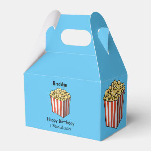 Popcorn-Cartoon-Abbildung Geschenkschachtel