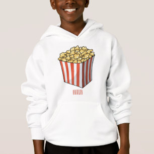 Popcorn-Cartoon-Abbildung Hoodie